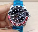 ROLEX GMT-MASTER II RED & BLACK Ceramic Looking Bezel watch